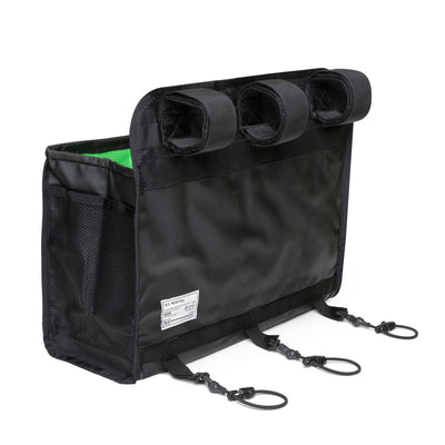 Back of tool bag with tether points