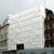 MonarSound (Scaffold) Acoustic Insulating Scaffold Sheeting in use in town centre