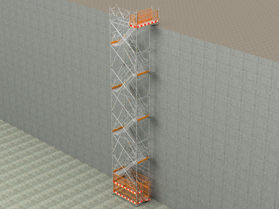 MonZon NoLimit Construction Staircase - 16m-MZ-PNABT008-S150-Leachs