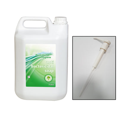 Professional Hygiene Antibacterial Hand Soap 5Litre with Dispensing Pelican Pump