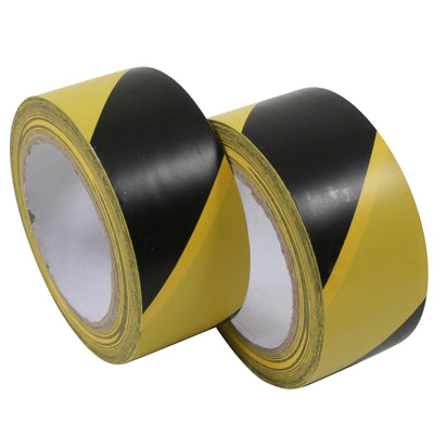 Yellow and Black Self Adhesive Floor Marking Tape