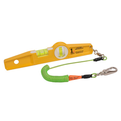 Stabila Rare Earth Magnetic Boat Level with Green Tool Safety Rope