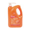 Orange bottle of hand sanitizer 
